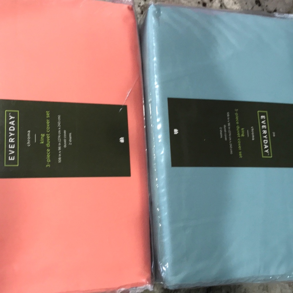 Jcp Everyday King 3 pc Duvet Cover Set 100% Cotton